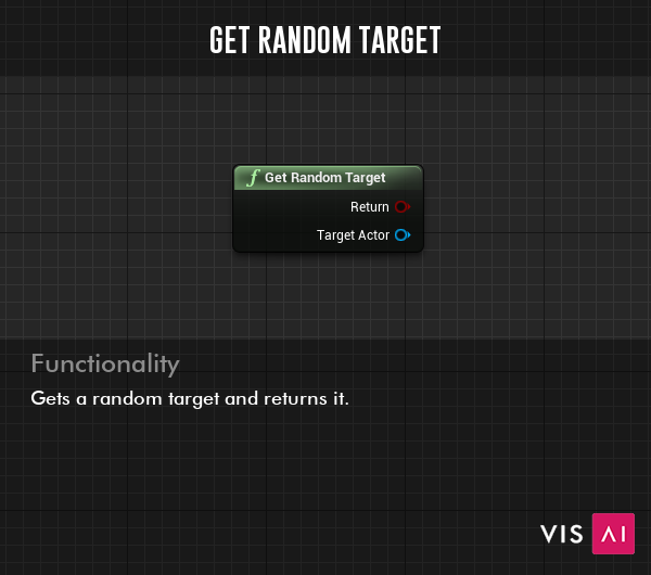 Get Random Target Function - Gets a random target and returns it.